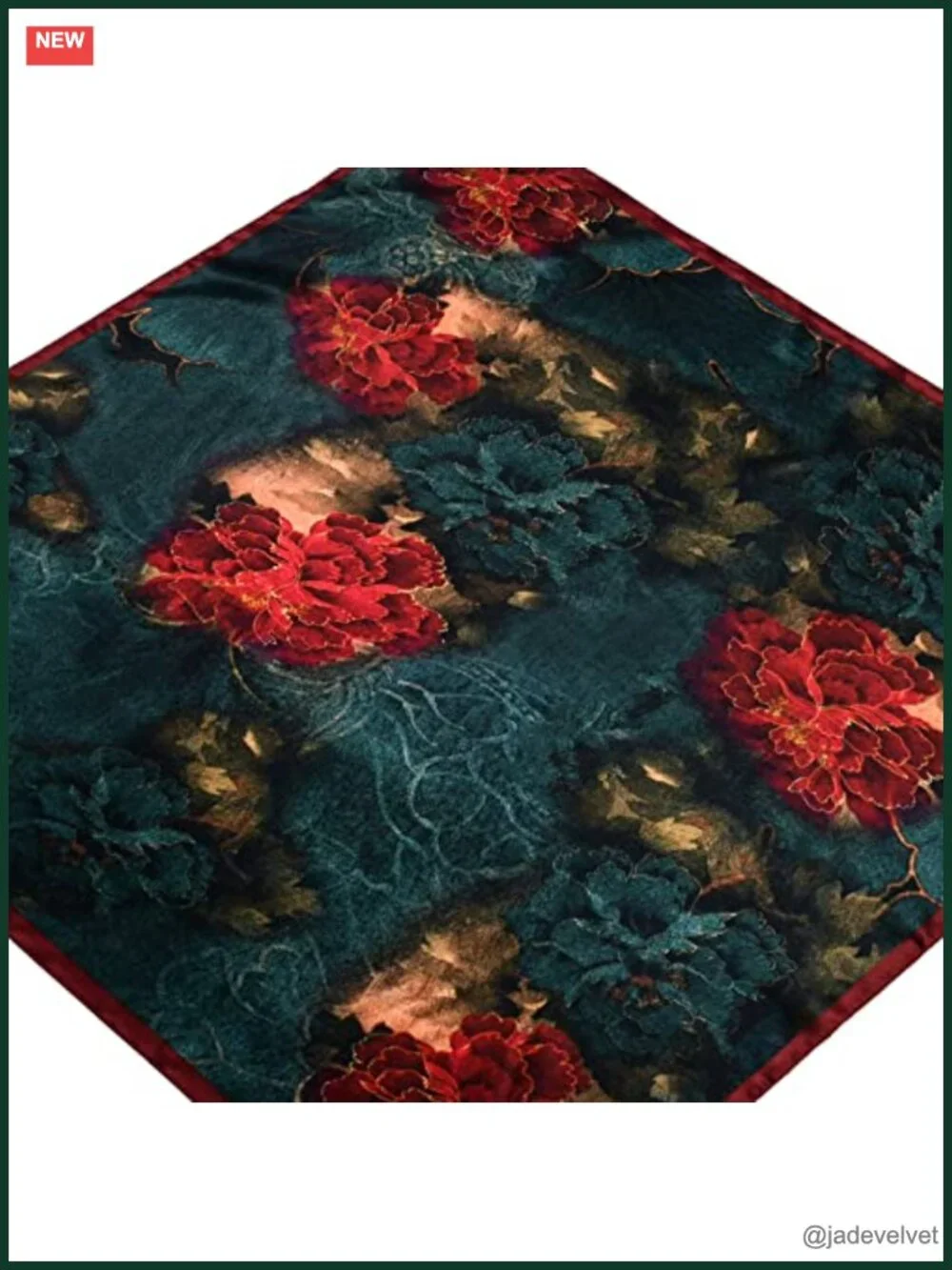 100% Mulberry Silk Head Scarf Square Turban 27 Inch